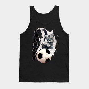 Pawball, cat football Tank Top